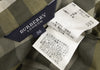 BURBERRY LONDON. Khaki Silk Blend Box Pleats Check Shirt Dress