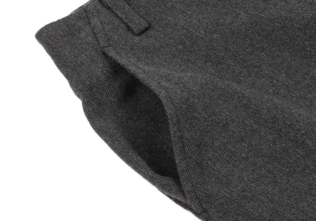 ALFASPIN EWS JAPAN. Charcoal Wool Straight Pants