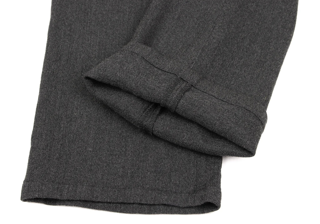 ALFASPIN EWS JAPAN. Charcoal Wool Straight Pants