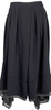 A/T (ATSURO TAYAMA)  JAPAN. Navy, White  Intuck Stripe Skirt
