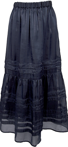 Issey Miyake Japan. "Ne-Net" Line New. Dark Navy Polka Dot Chiffon/Knit Dress