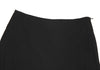 ANTEPRIMA ITALY. Black Rayon/Wool Back Pleats Switching A-line Skirt