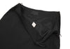 ANTEPRIMA ITALY. Black Rayon/Wool Back Pleats Switching A-line Skirt