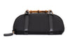 GUCCI Italy. Bamboo Handles Black Mini Crossbody Shoulder Bag w/Box