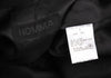 HOMMA JAPAN. Black Gather Hem Design Wool Gaba Jacket