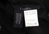 YOHJI YAMAMOTO. LIMI feu JAPAN.  Foil Printed Black Semi-Sheer Poly Dress