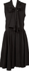 LIMI feu JAPAN. Black Stole Design Poly Sleeveless Dress
