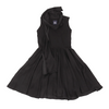 LIMI feu JAPAN. Black Stole Design Poly Sleeveless Dress