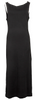 YOSHIE INABA L'EQUIPE JAPAN. Black Cotton Sleeveless Dress