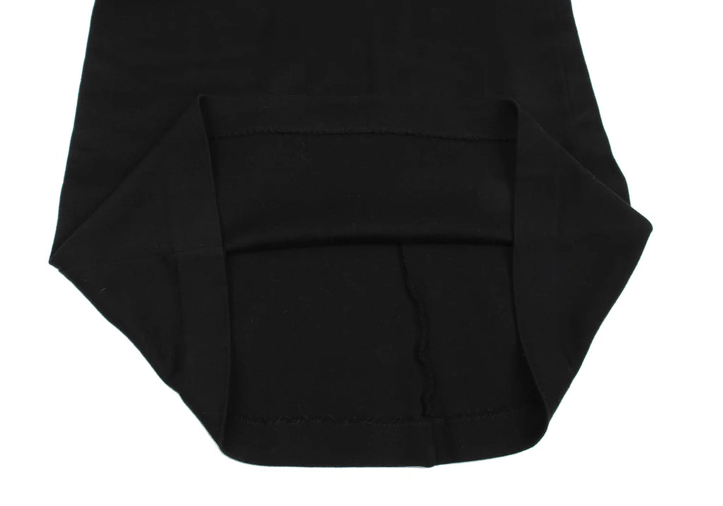 YOSHIE INABA L'EQUIPE JAPAN. Black Cotton Sleeveless Dress