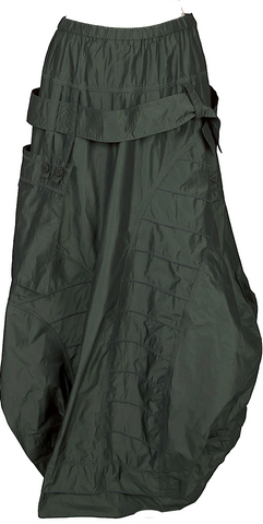 Burberrybrit UK. Khaki Nylon Double Breasted Trench Style Coat