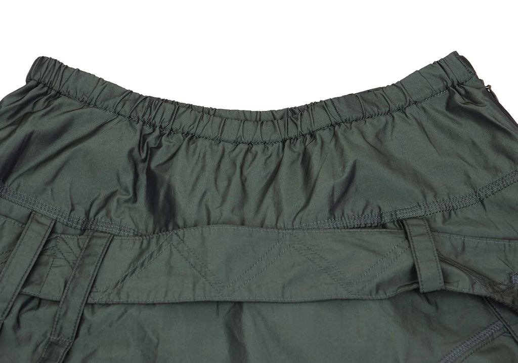 EIKO KONDO JAPAN. Vintage Rare Khaki Belt Pocket Design Skirt