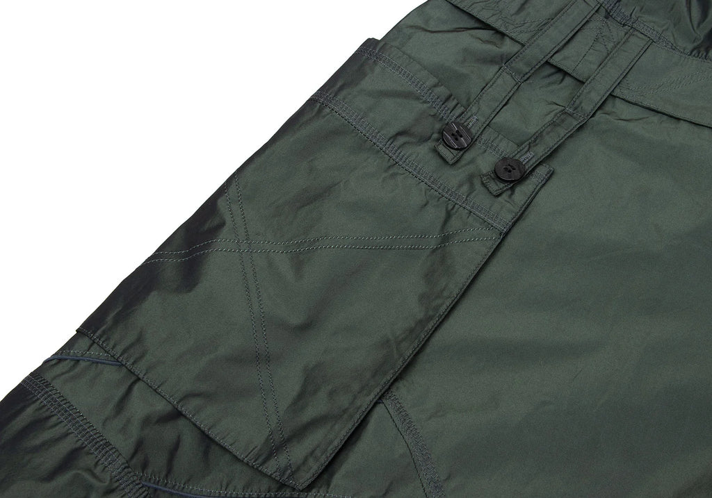 EIKO KONDO JAPAN. Vintage Rare Khaki Belt Pocket Design Skirt