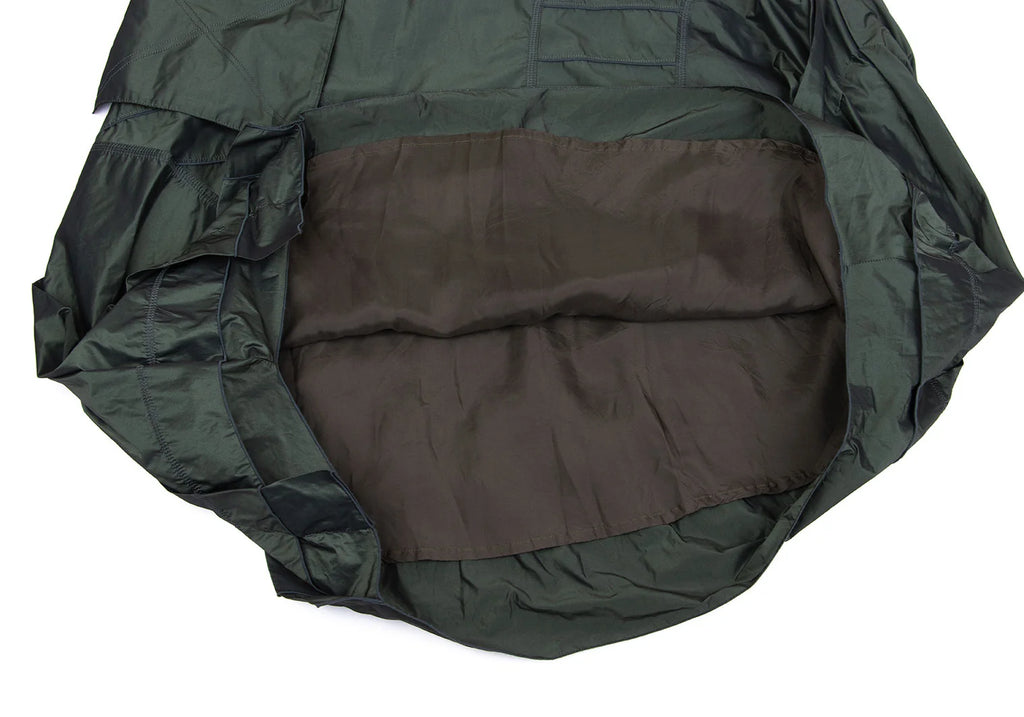 EIKO KONDO JAPAN. Vintage Rare Khaki Belt Pocket Design Skirt