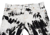 COMME des GARCONS JAPAN. JUNYA WATANABE White, Charcoal, Black Denim Bleach Printed Stretch Slim Pants