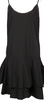 ISSEY MIYAKE JAPAN. zucca Poly Cotton Back Gather Black Cami Dress