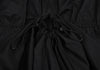 ISSEY MIYAKE JAPAN. zucca Poly Cotton Back Gather Black Cami Dress