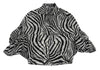 COMME des GARCONS JAPAN. JUNYA WATANABE Black, White Zebra Printed Blouse