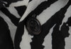 COMME des GARCONS JAPAN. JUNYA WATANABE Black, White Zebra Printed Blouse