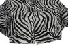 COMME des GARCONS JAPAN. JUNYA WATANABE Black, White Zebra Printed Blouse