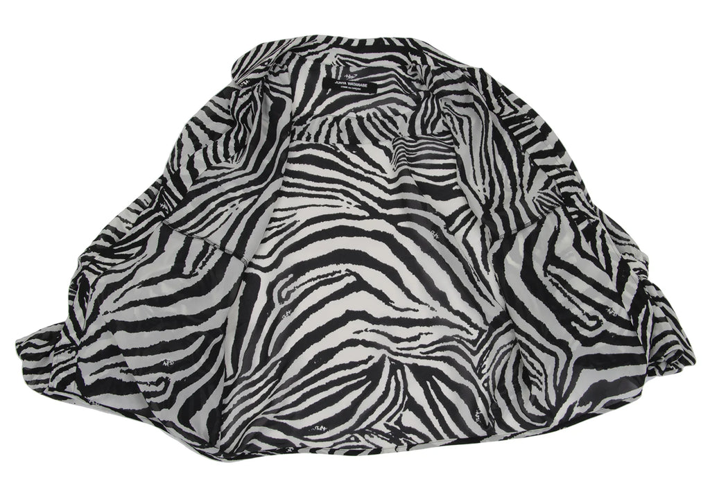 COMME des GARCONS JAPAN. JUNYA WATANABE Black, White Zebra Printed Blouse