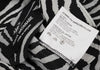 COMME des GARCONS JAPAN. JUNYA WATANABE Black, White Zebra Printed Blouse