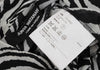 COMME des GARCONS JAPAN. JUNYA WATANABE Black, White Zebra Printed Blouse