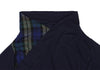 A/T (ATSURO TAYAMA)  JAPAN. NEW W/TAGS. Navy Check Switching High Neck Top