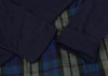 A/T (ATSURO TAYAMA)  JAPAN. NEW W/TAGS. Navy Check Switching High Neck Top