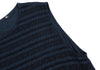 45rpm 45R JAPAN. Navy Front Lace Cotton Sleeveless Top
