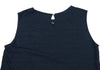 45rpm 45R JAPAN. Navy Front Lace Cotton Sleeveless Top