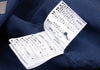 MARGARET HOWELL LONDON/TOKYO. Blue Linen Band Collar Shirt