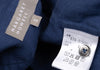 MARGARET HOWELL LONDON/TOKYO. Blue Linen Band Collar Shirt