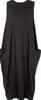 beautiful people Cotton Sleeveless Dress Black