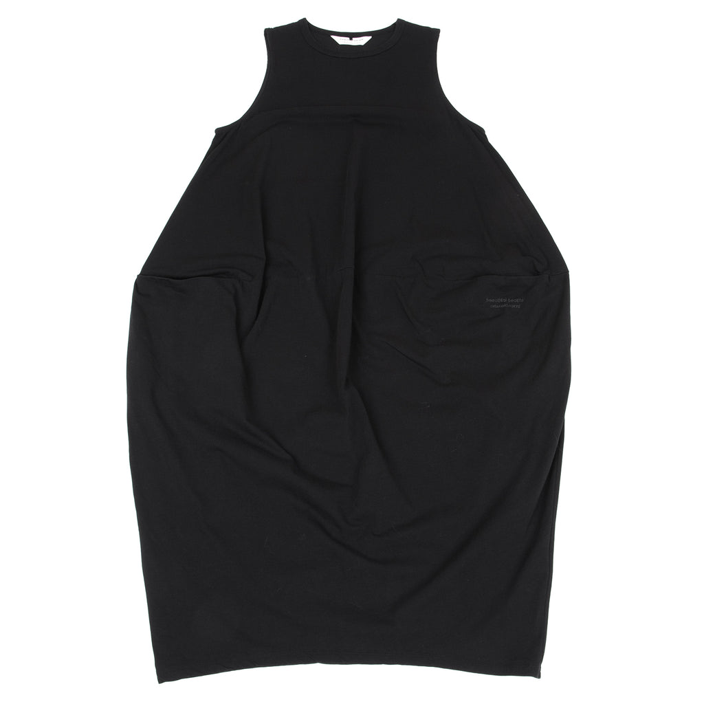 beautiful people Cotton Sleeveless Dress Black