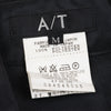 A/T(ATSURO TAYAMA) JAPAN. Black Poly Asymmetry Pleated Skirt
