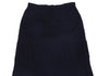 COMME des GARCONS JAPAN. TRICOT. Navy Switching Stretch Wool Skirt