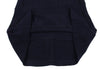 COMME des GARCONS JAPAN. TRICOT. Navy Switching Stretch Wool Skirt