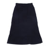 COMME des GARCONS JAPAN. TRICOT. Navy Switching Stretch Wool Skirt