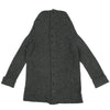 A/T ATSURO TAYAMA.  Grey Open Knit Front and Back Long Cardigan w/Hood