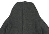 A/T ATSURO TAYAMA.  Grey Open Knit Front and Back Long Cardigan w/Hood