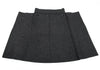 ISSEY MIYAKE JAPAN. zucca Grey Wool Front Wrap Skirt