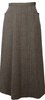 MARGARET HOWELL LONDON/TOKYO. Grey Wool Striped Long Skirt
