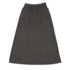 MARGARET HOWELL LONDON/TOKYO. Grey Wool Striped Long Skirt