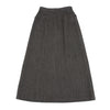 MARGARET HOWELL LONDON/TOKYO. Grey Wool Striped Long Skirt