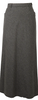 MARGARET HOWELL LONDON/TOKYO. Grey Wool Side Pocket Long Skirt