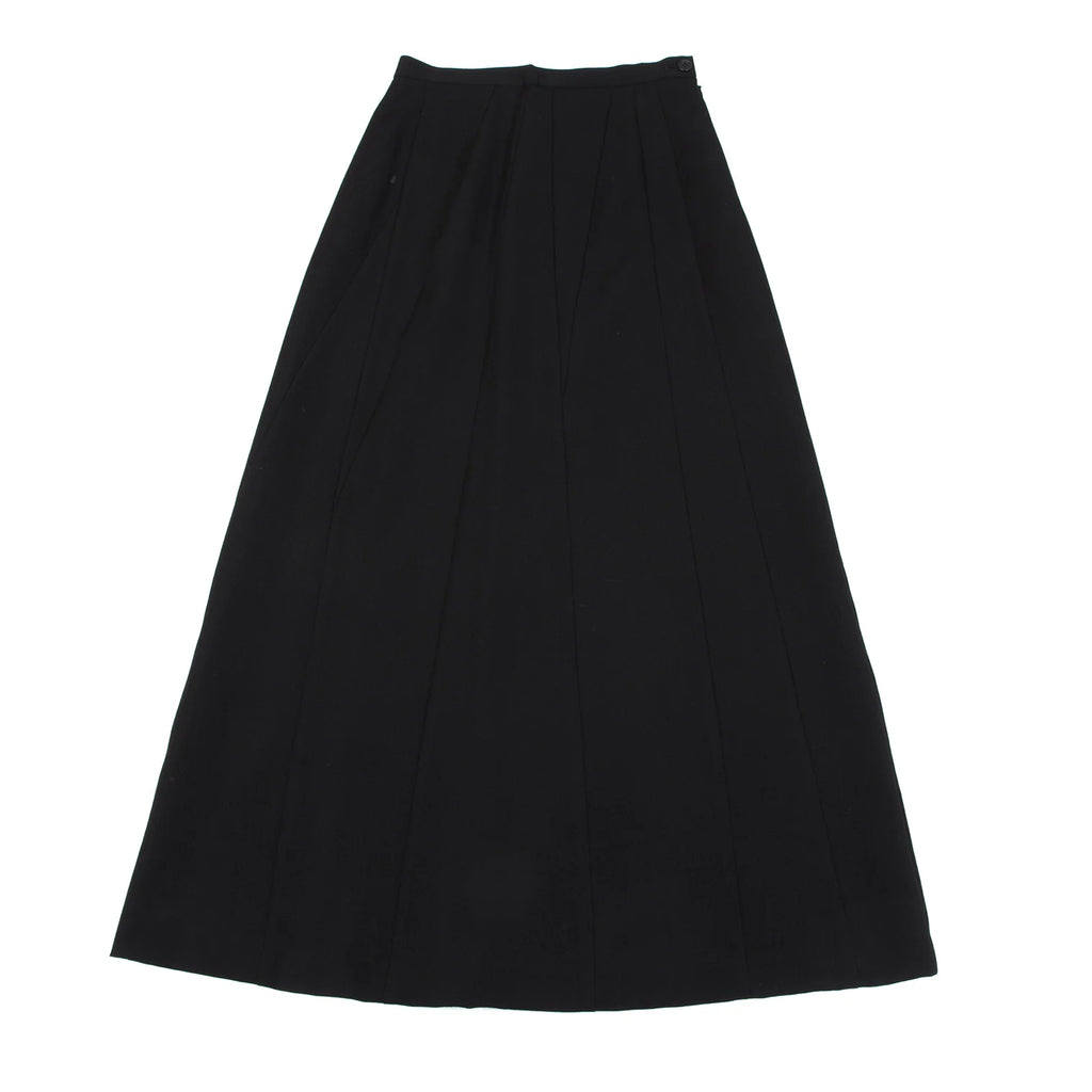 A/T Atsuro Tayama Japan. Black Wool Switching Design Skirt