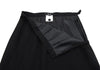 A/T Atsuro Tayama Japan. Black Wool Switching Design Skirt