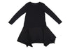 A/T ATSURO TAYAMA JAPAN. Black Material Switching Dress