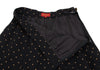 KENZO PARIS. Vintage Black Dot Printed Wool Flare Skirt